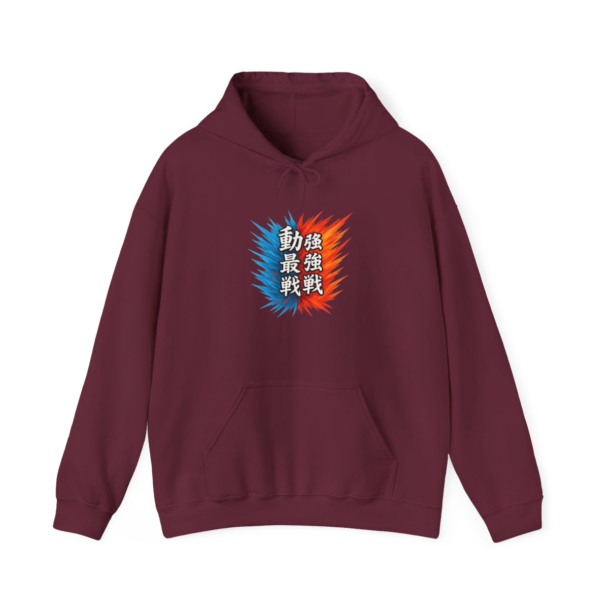 Street Fighter Hadouken Shoryuken Kanji Shawl Collar Hoodie - alternate angle 4, merchandise