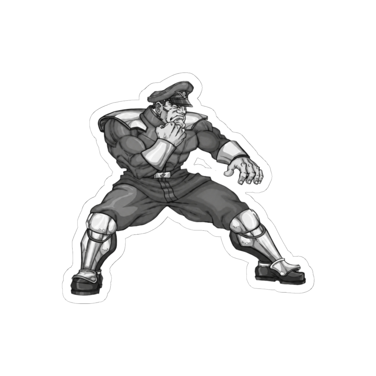 Mr. Bison Special Guest Fighter Bold Sticker | Vinyl Decal - alternate angle 1, merchandise