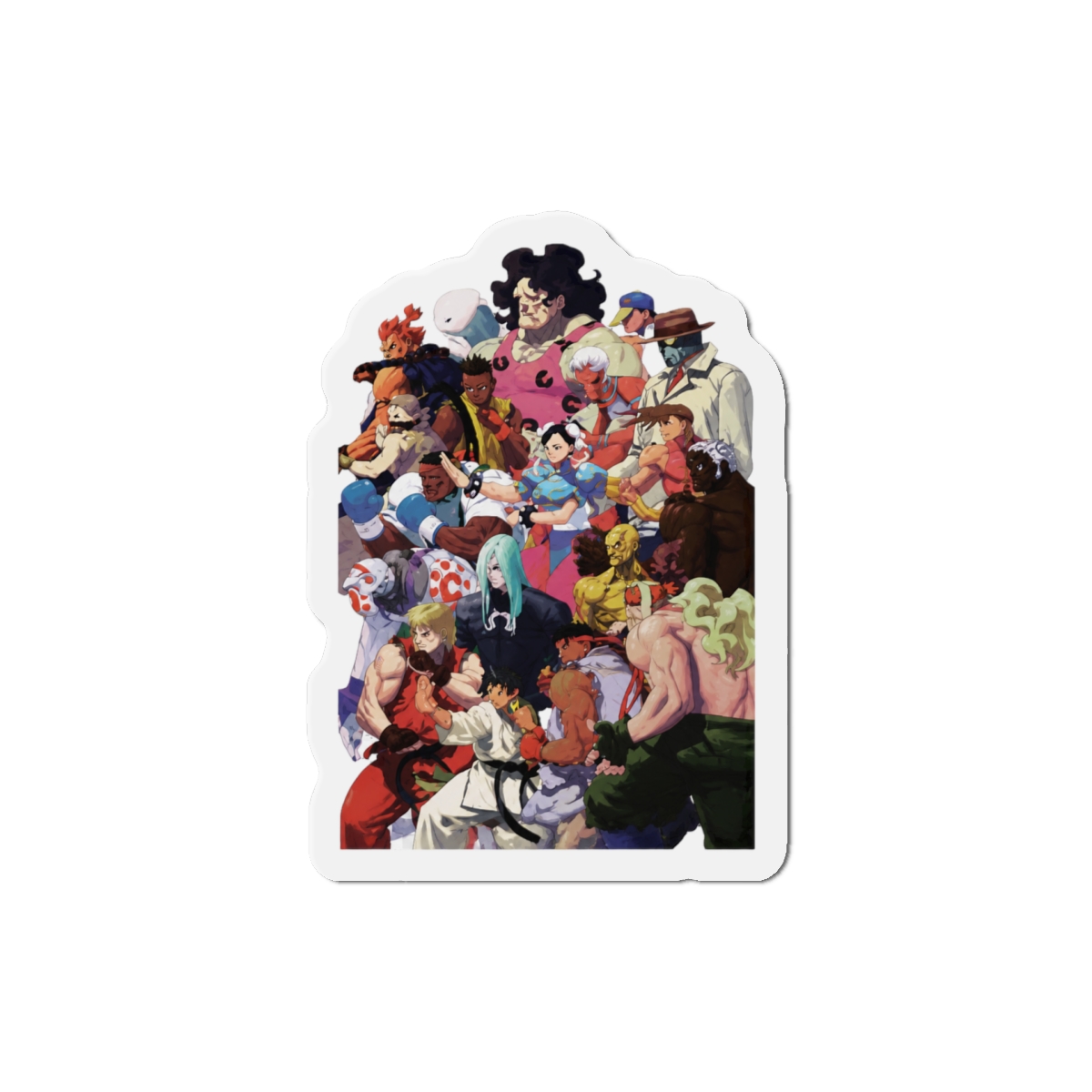 Street Fighter 3 Third Strike Cast Magnet - alternate angle 3, merchandise